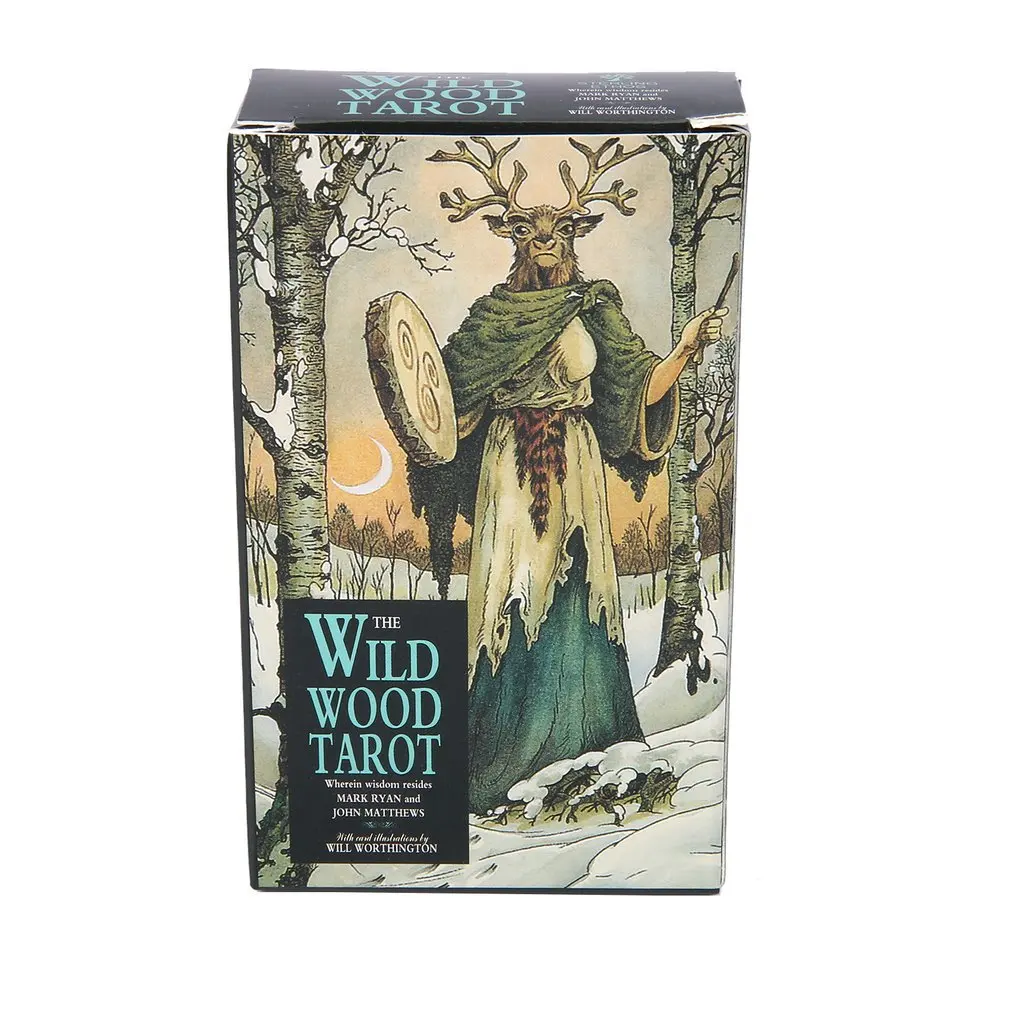 Tarot Cards Deck With Guidebook - Карты Таро из дикого дерева 78,