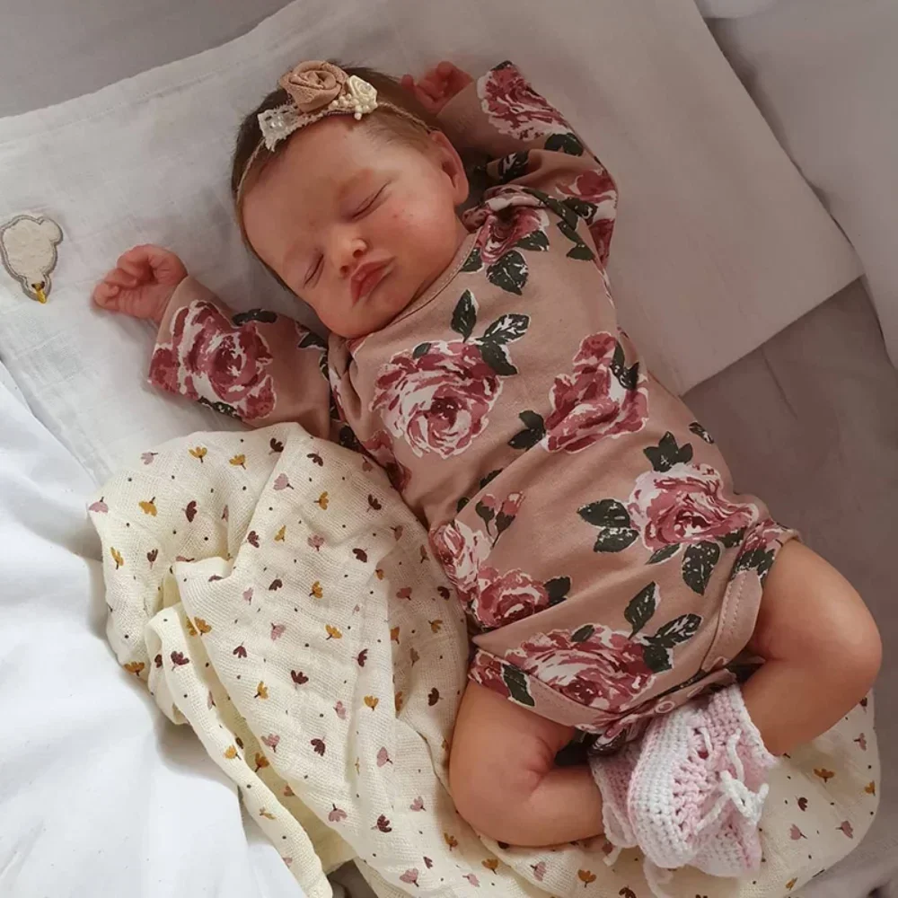Reborn Baby Doll Silicone Realistic - Виниловые силиконовые куклы Новорожденные, 49 см