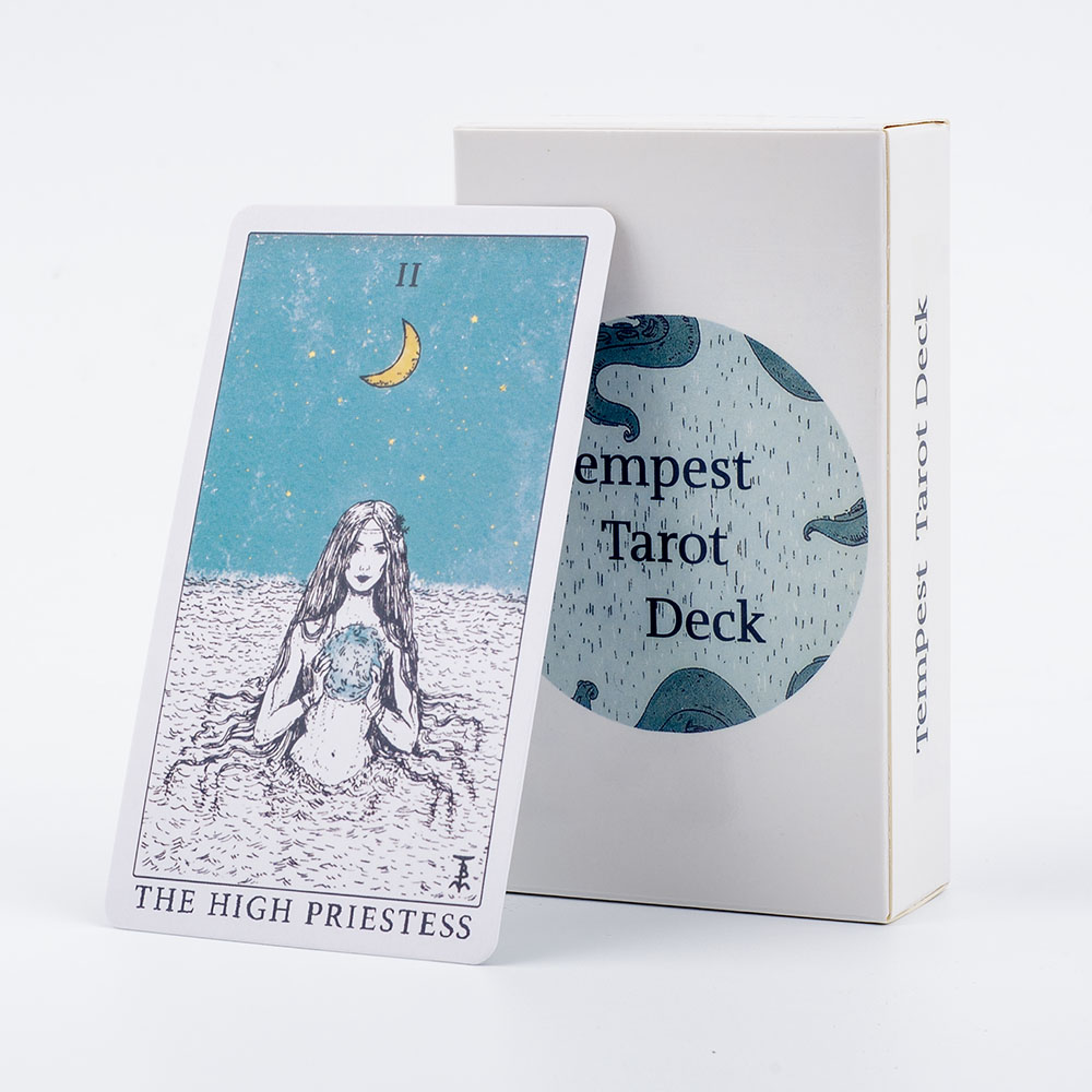 Tarot Cards Deck With Guidebook - Тематический океан Tempest Таро колода 78