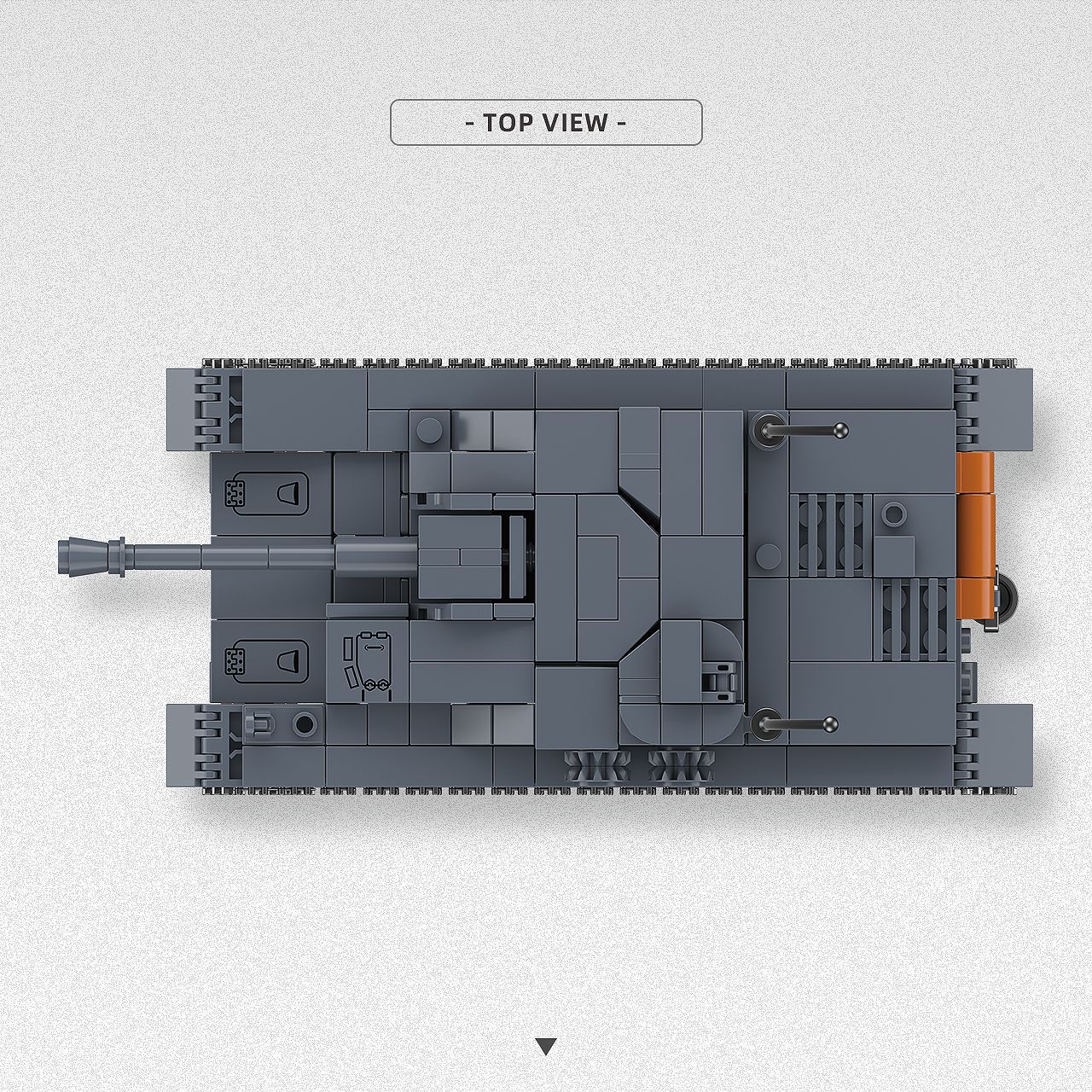 Набор из 639 деталей для сборк – обзор и цена Lego Compatible Military Tank