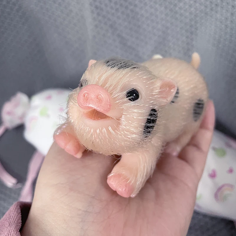 5-дюймовая кукла Reborn Pig с  – обзор и цена Reborn Baby Doll Silicone Realistic