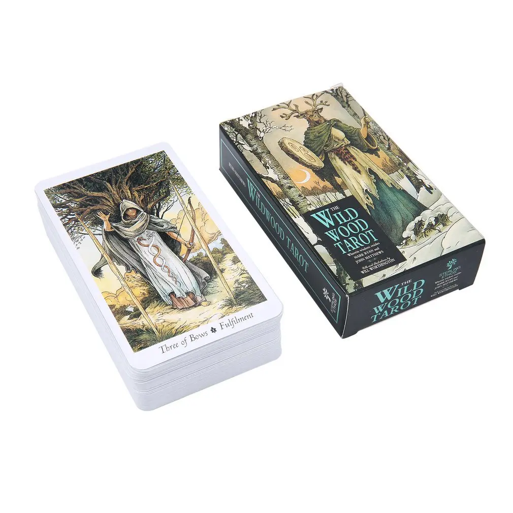 Карты Таро из дикого дерева 78 – обзор и цена Tarot Cards Deck With Guidebook