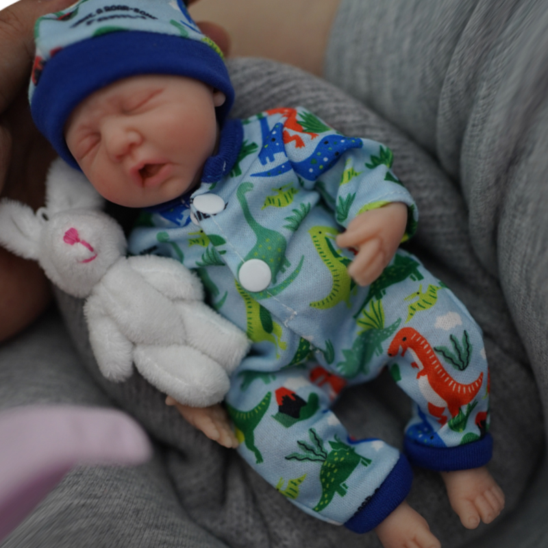 7-дюймовая микро-кукла Preemie – обзор и цена Reborn Baby Doll Silicone Realistic